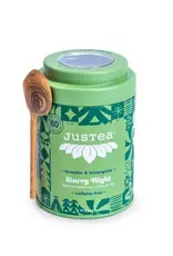 Justea Starry Night Loose Leaf Tin & Spoon