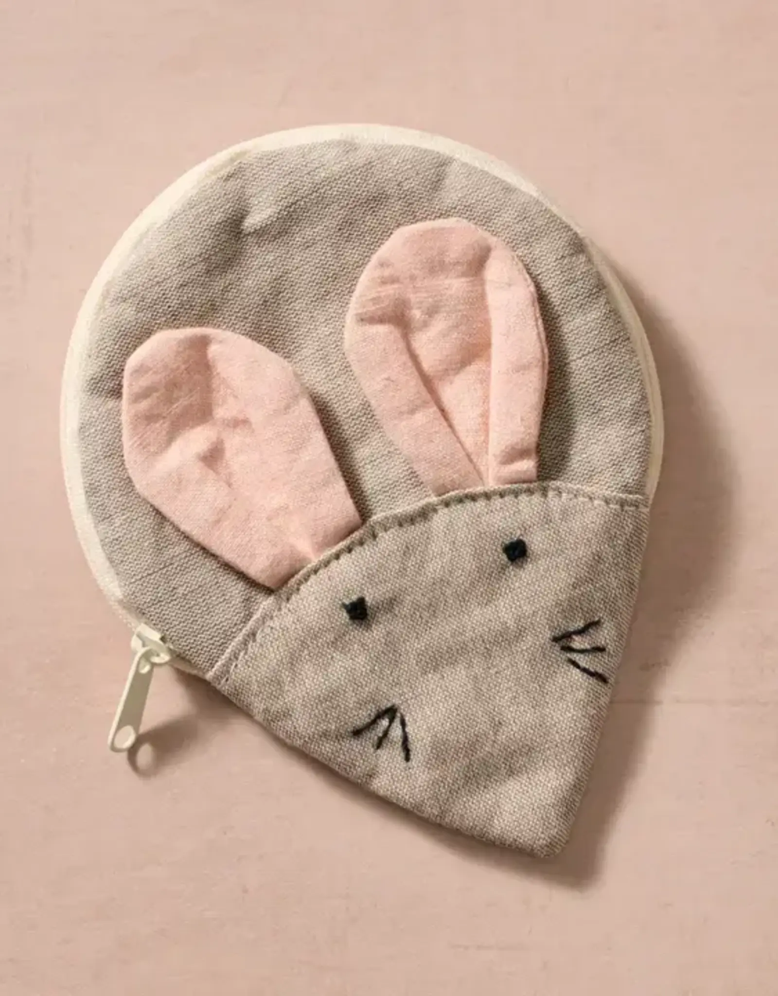 Ten Thousand Villages Munci Mouse Coin Purse