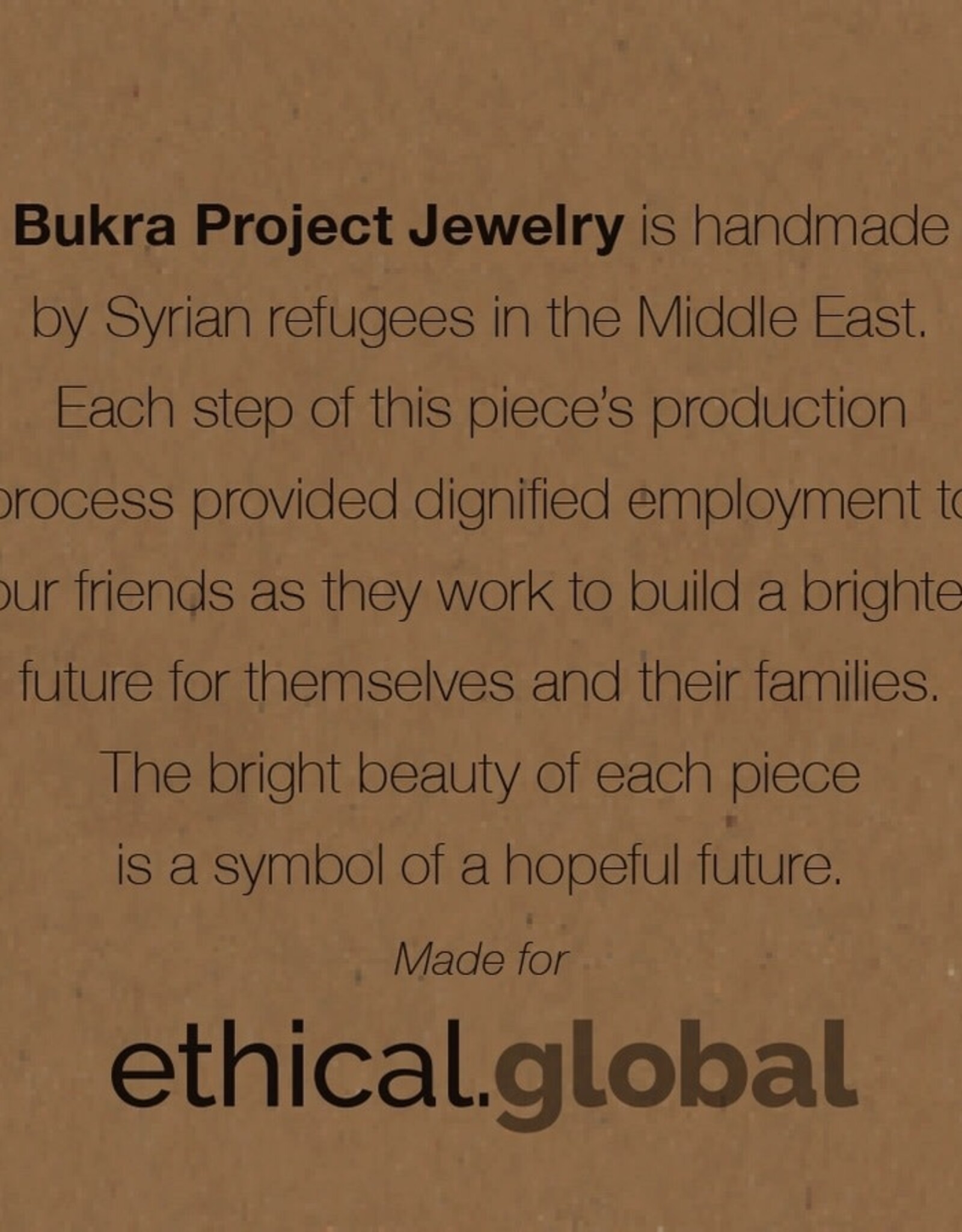 Ethical Global Dahlia Stone Earrings - 14K Plated