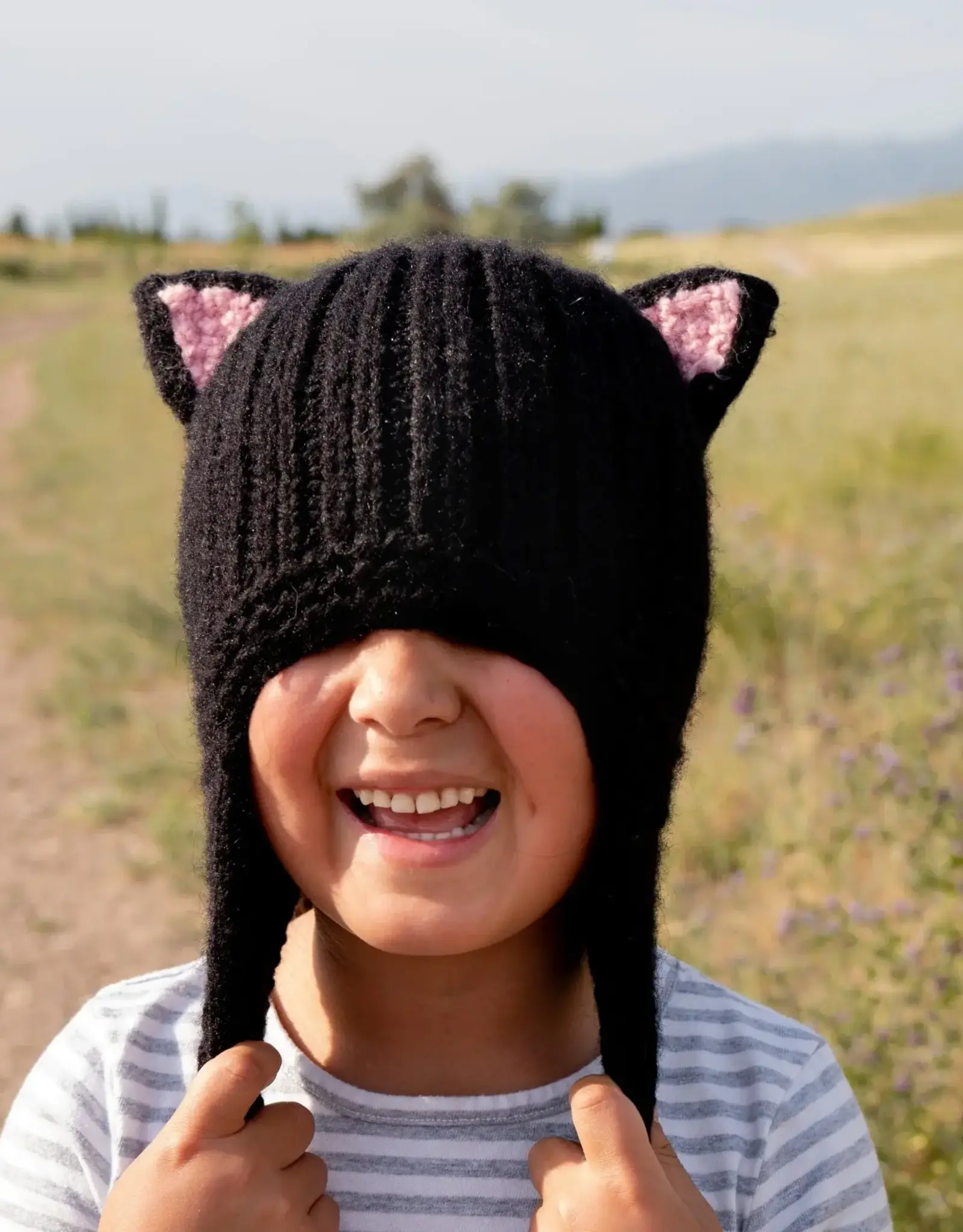 Andes Gifts Kids Animal Hat (Black Cat)