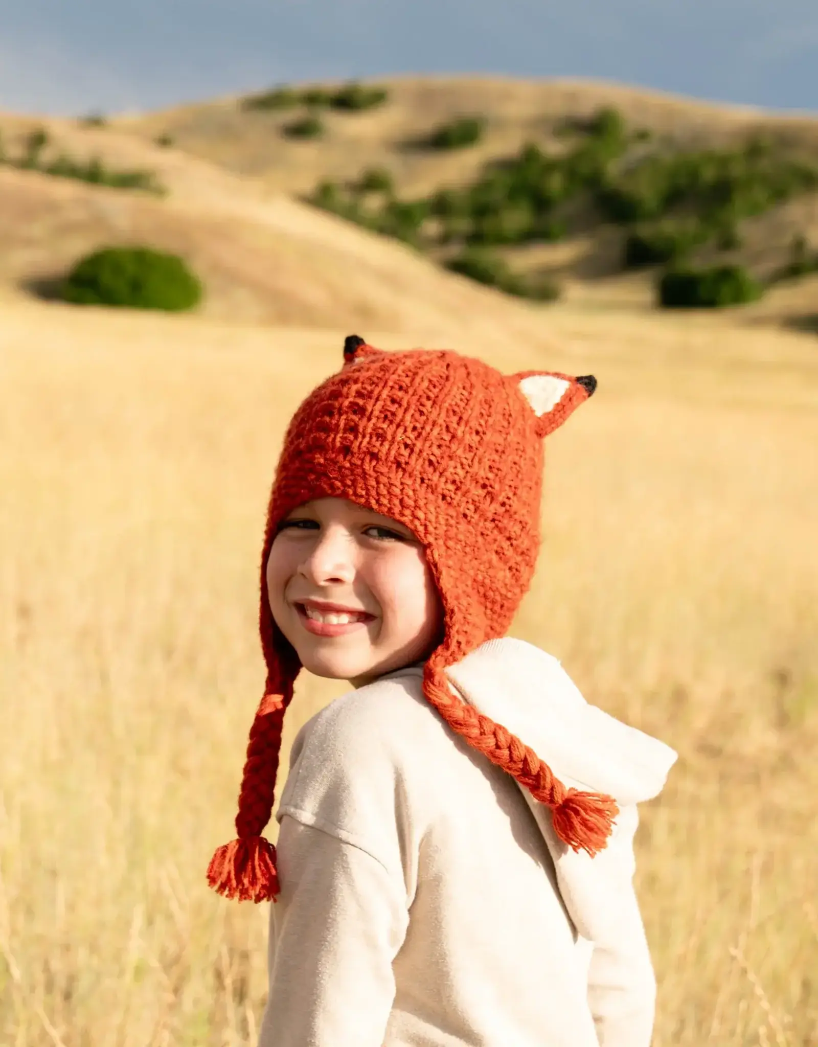 Andes Gifts Kids Animal Hat (Fox)
