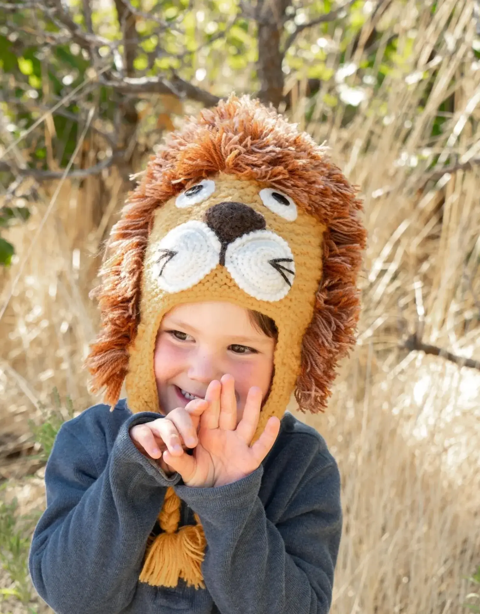Andes Gifts Kids Animal Hat (Lion)