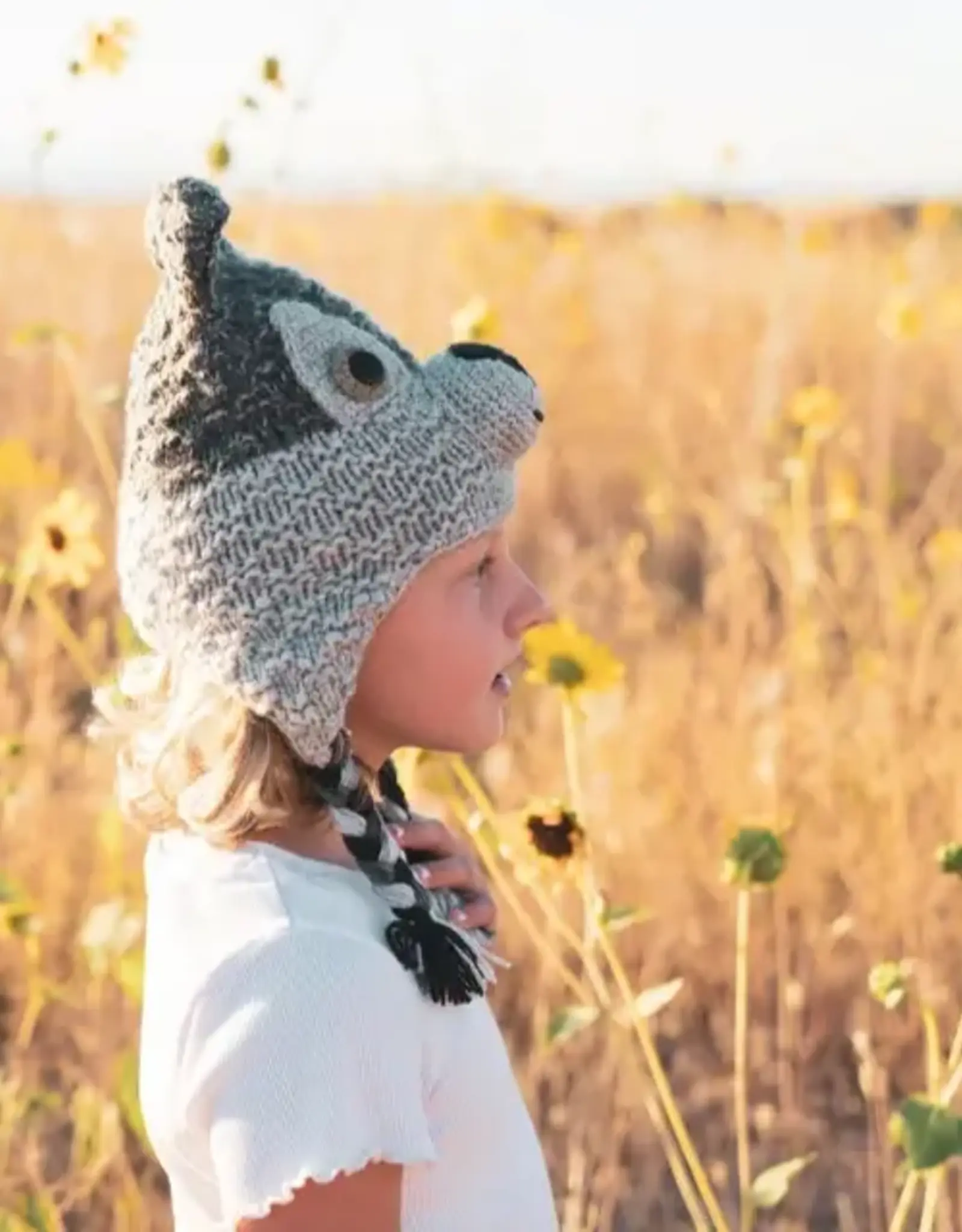 Andes Gifts Kids Animal Hat (Wolf)