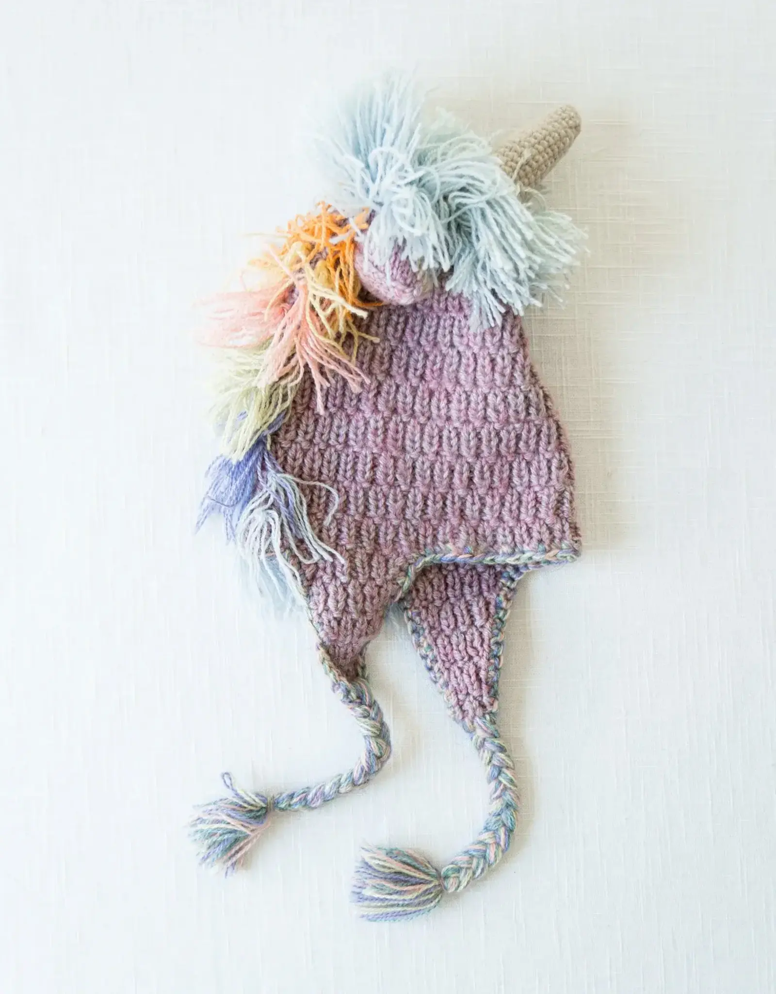 Andes Gifts Kids Animal Hat (Pastel Unicorn)