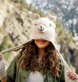 Andes Gifts Adult Animal Hat (Alpaca)