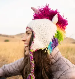Andes Gifts Adult Animal Hat (Unicorn)