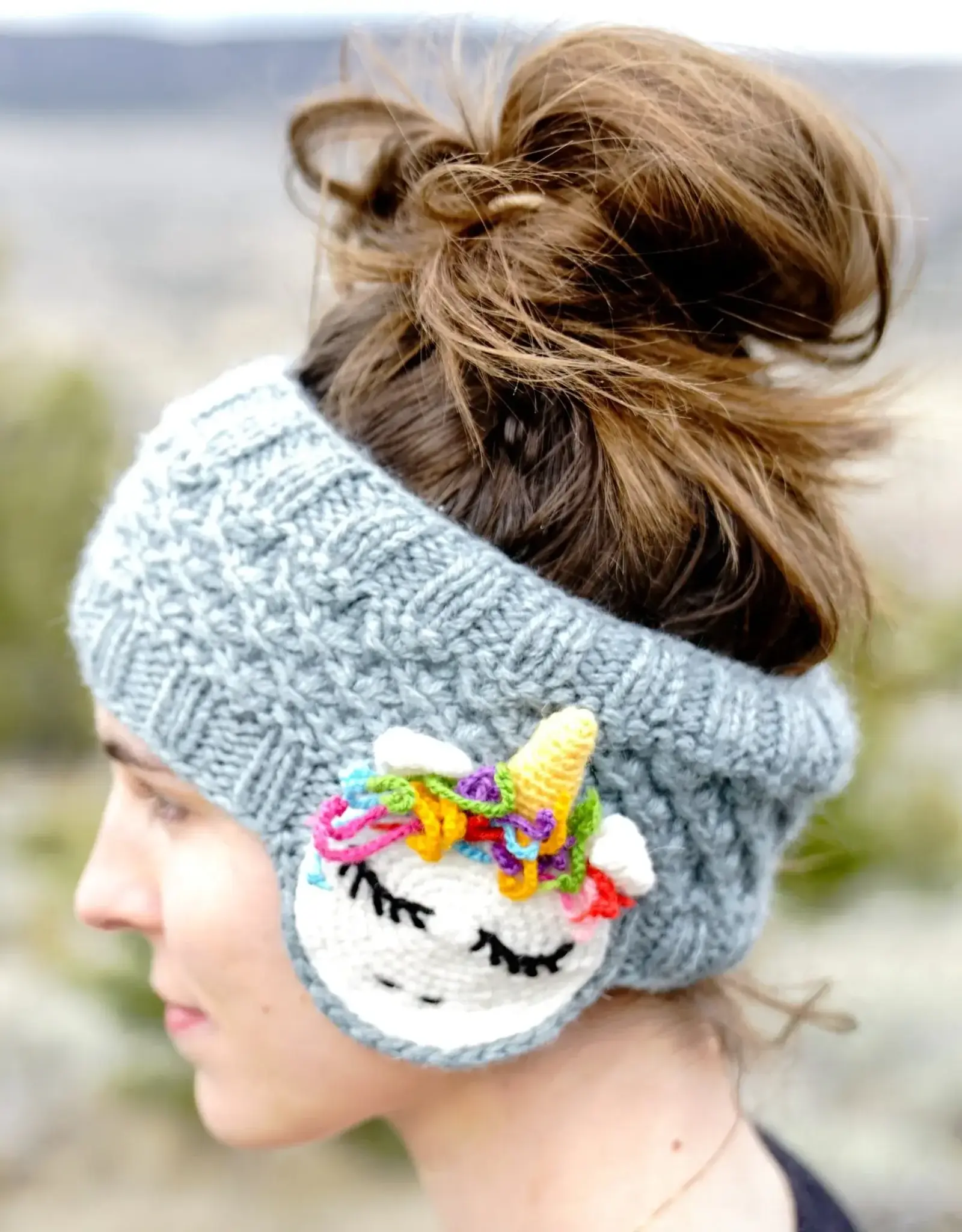 Andes Gifts Animal Ear Warmer (Unicorn)