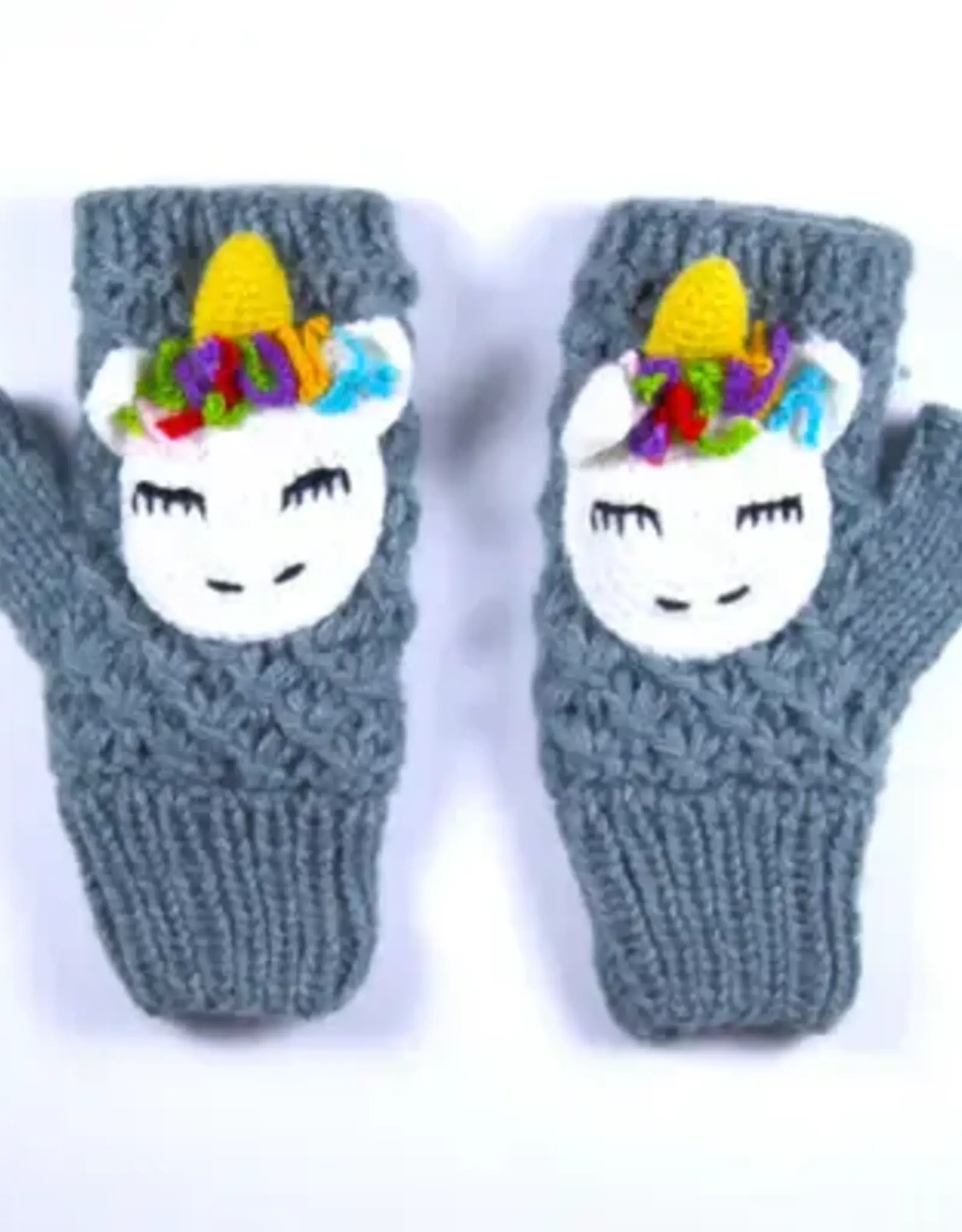 Andes Gifts Animal Wrist Warmer (Unicorn)