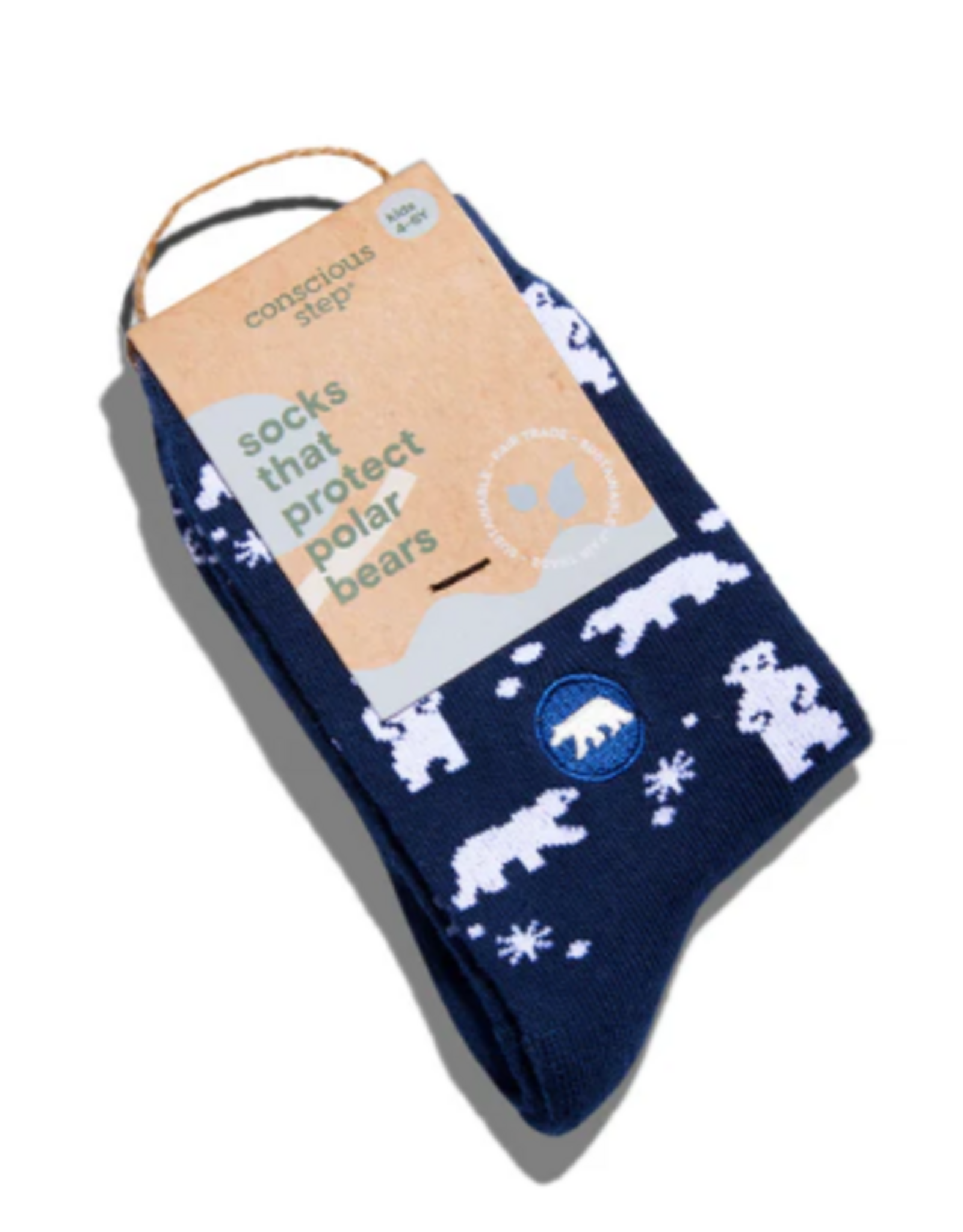Conscious Step Kids Socks that Protect Polar Bears