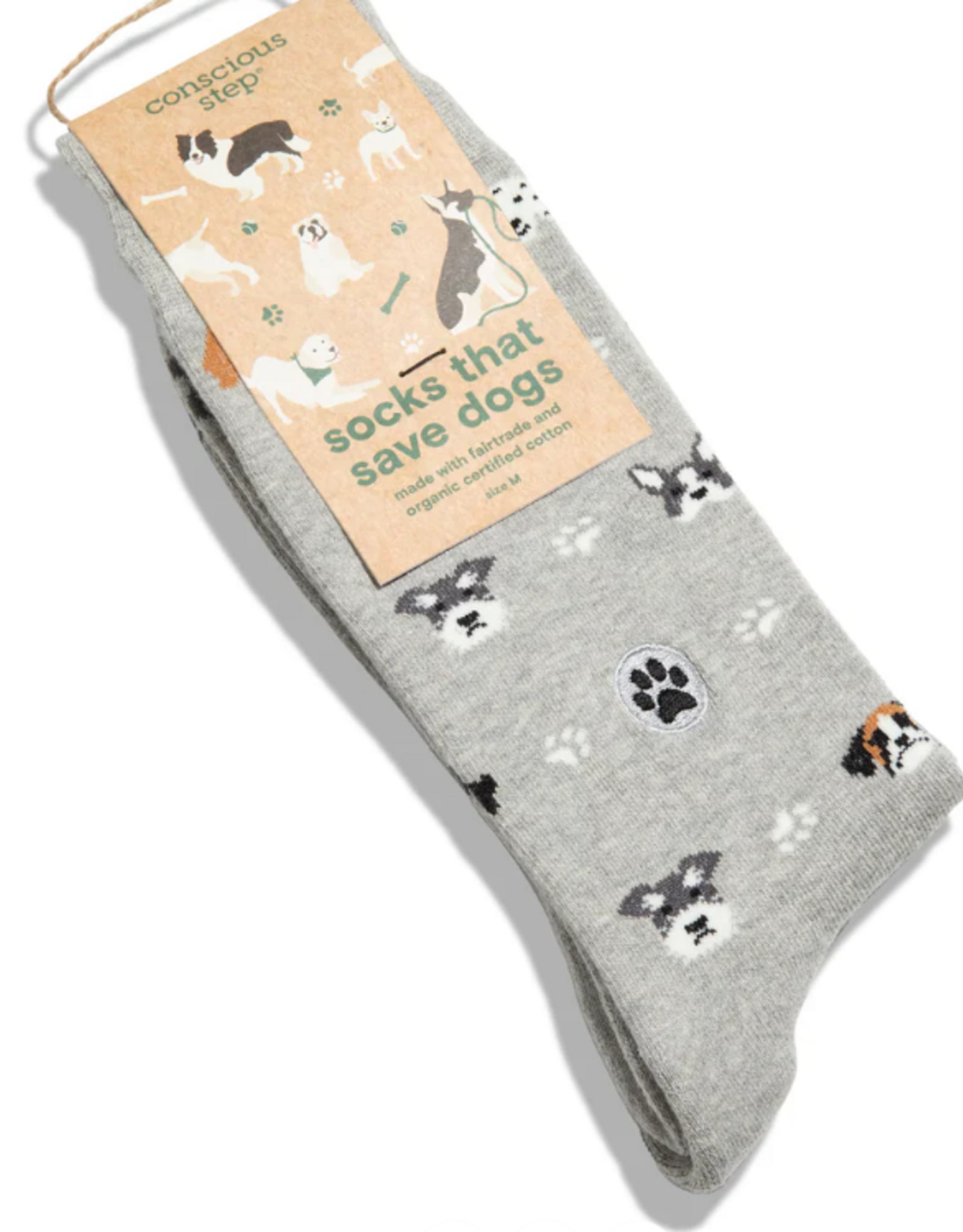 Conscious Step Socks that Save Dogs (Hound Headshots)