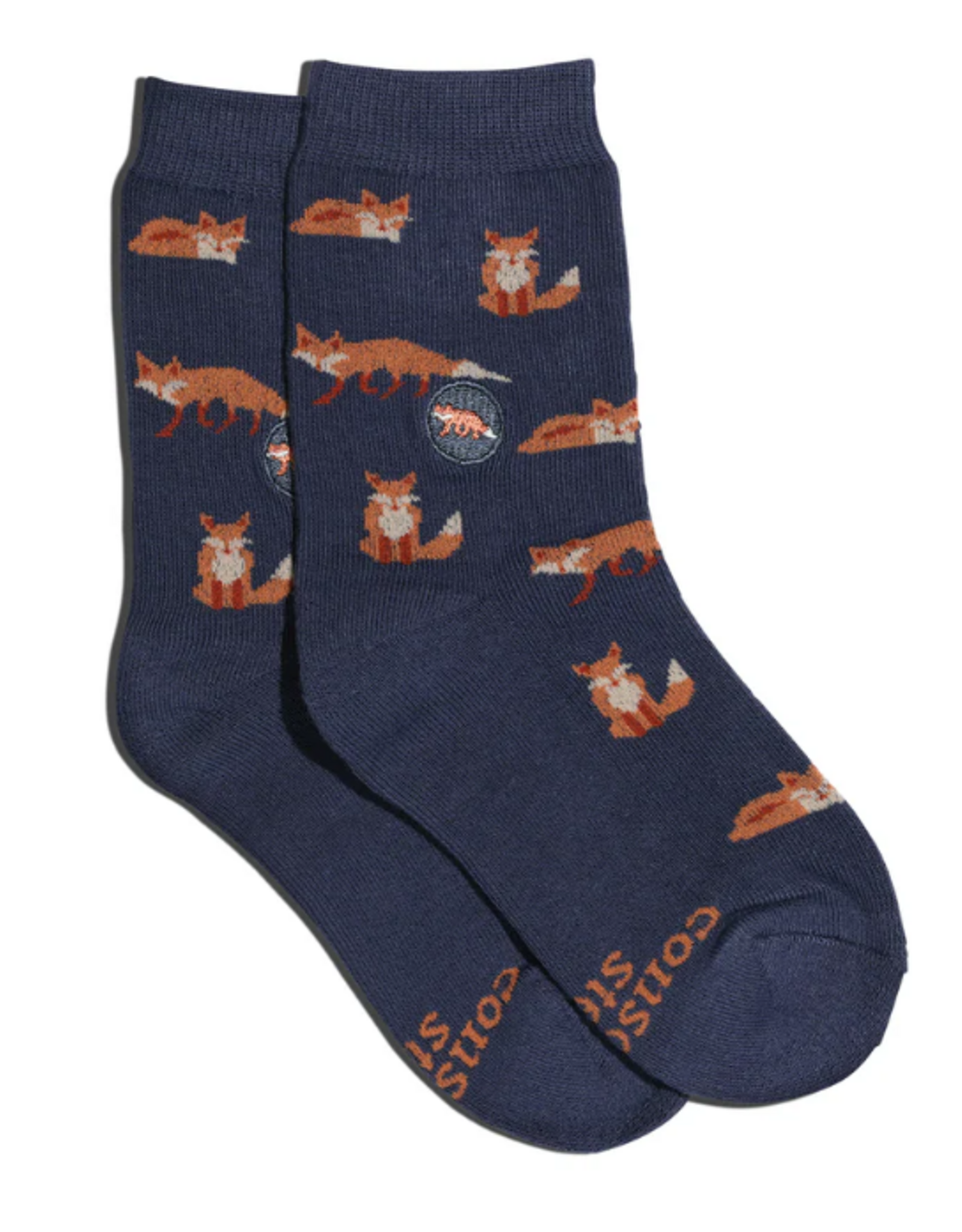 Conscious Step Kids Socks that Protect Foxes