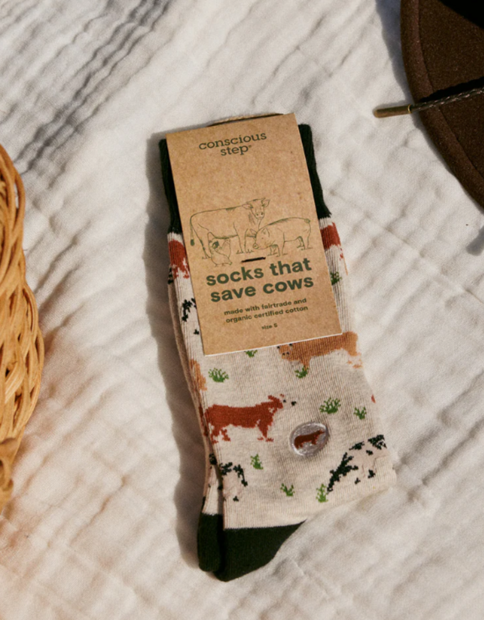 Conscious Step Socks that Save Cows