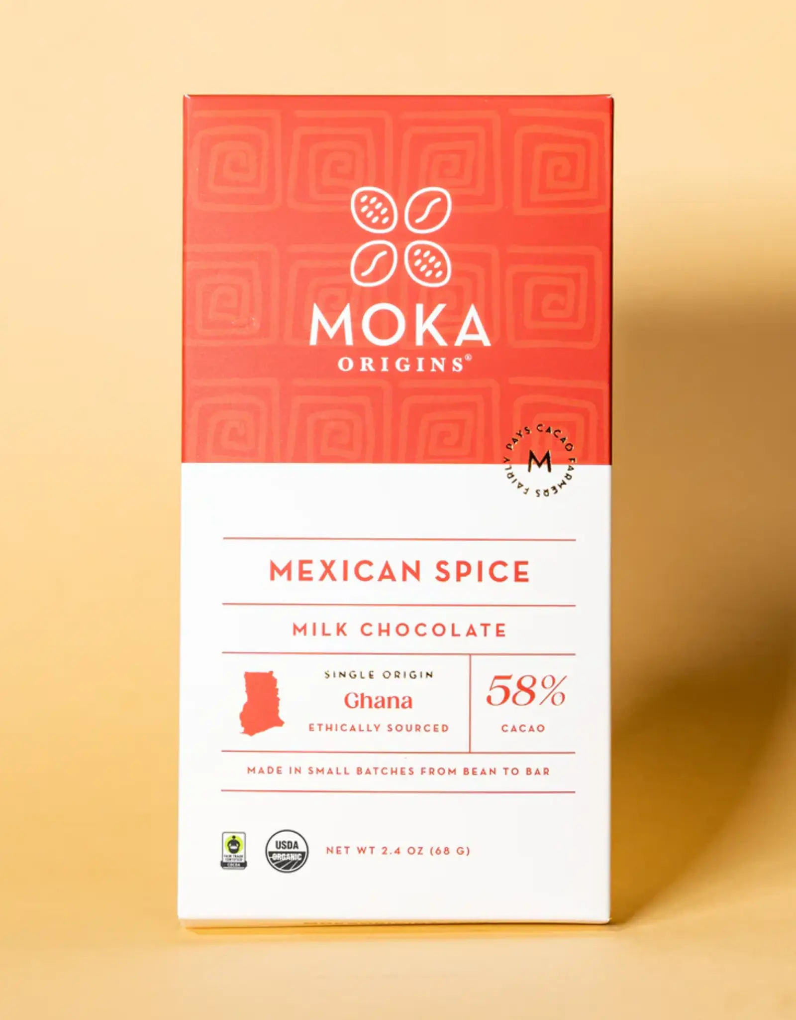 Moka Origins Mexican Spice Milk Chocolate 58%