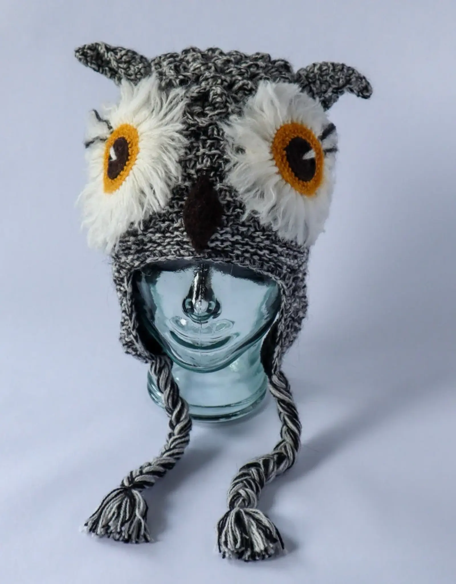 Andes Gifts Kids Animal Hat (Fuzzy Owl)
