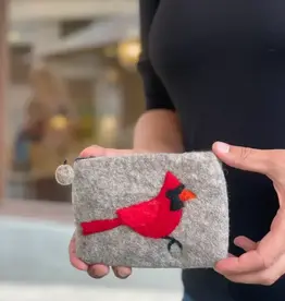 Women of the Cloud Forest Cardinal Coin Purse