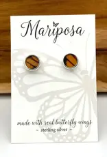 Women of the Cloud Forest Monarch Butterfly Stud Earrings