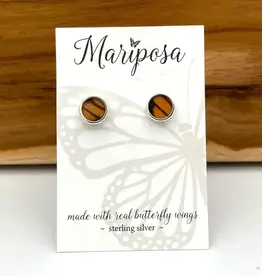 Women of the Cloud Forest Monarch Butterfly Stud Earrings