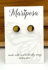 Women of the Cloud Forest King Swallowtail Butterfly Stud Earrings