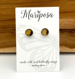 Women of the Cloud Forest King Swallowtail Butterfly Stud Earrings