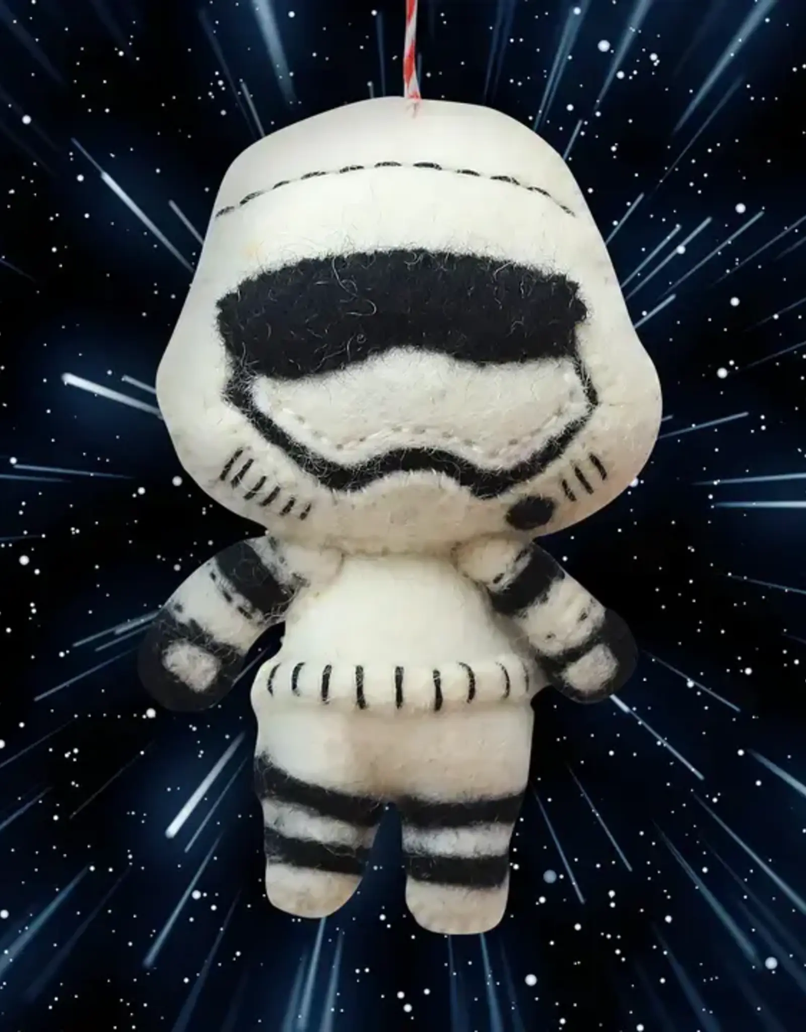 Mr. Ellie Pooh Felt Ornament Space Trooper