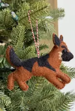 Ornaments 4 Orphans German Shepherd Felt Ornament