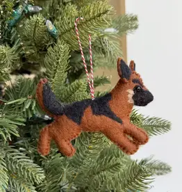 Ornaments 4 Orphans German Shepherd Felt Ornament