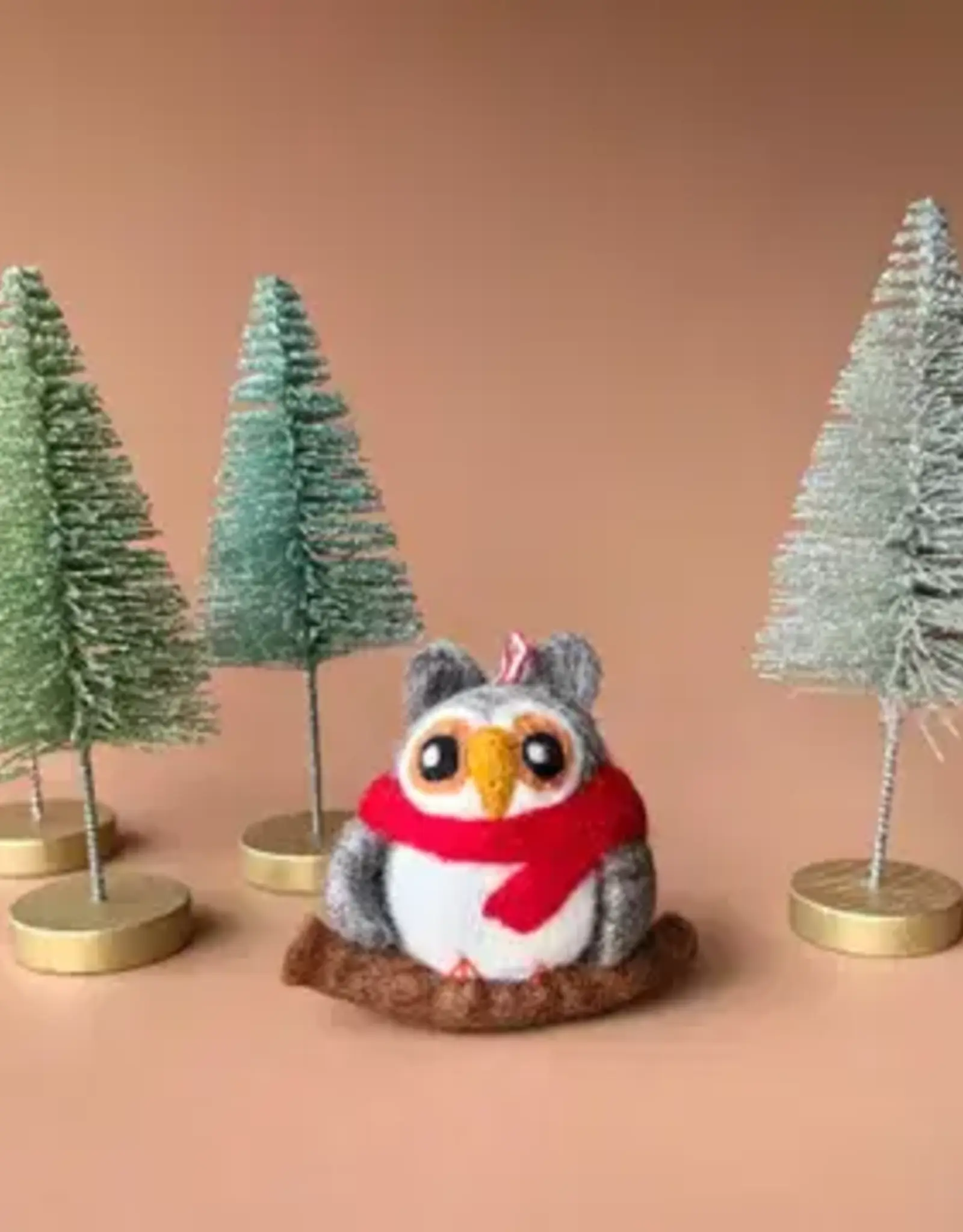 Ornaments 4 Orphans Gray Owl Animal Friend Ornament