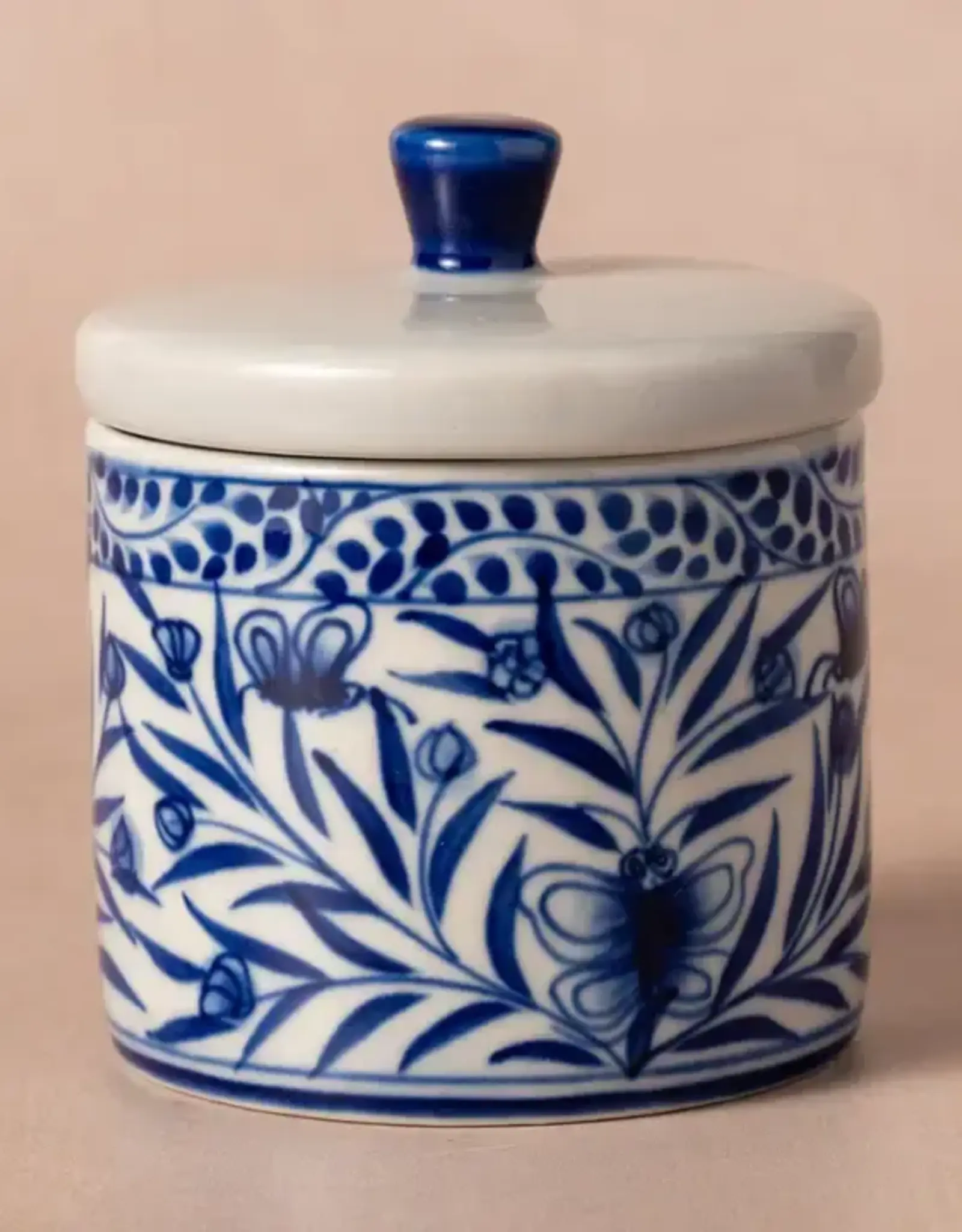 Ten Thousand Villages Sapa Clay Canister (4")