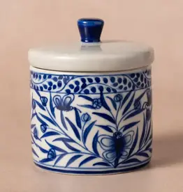 Ten Thousand Villages Sapa Clay Canister (4")