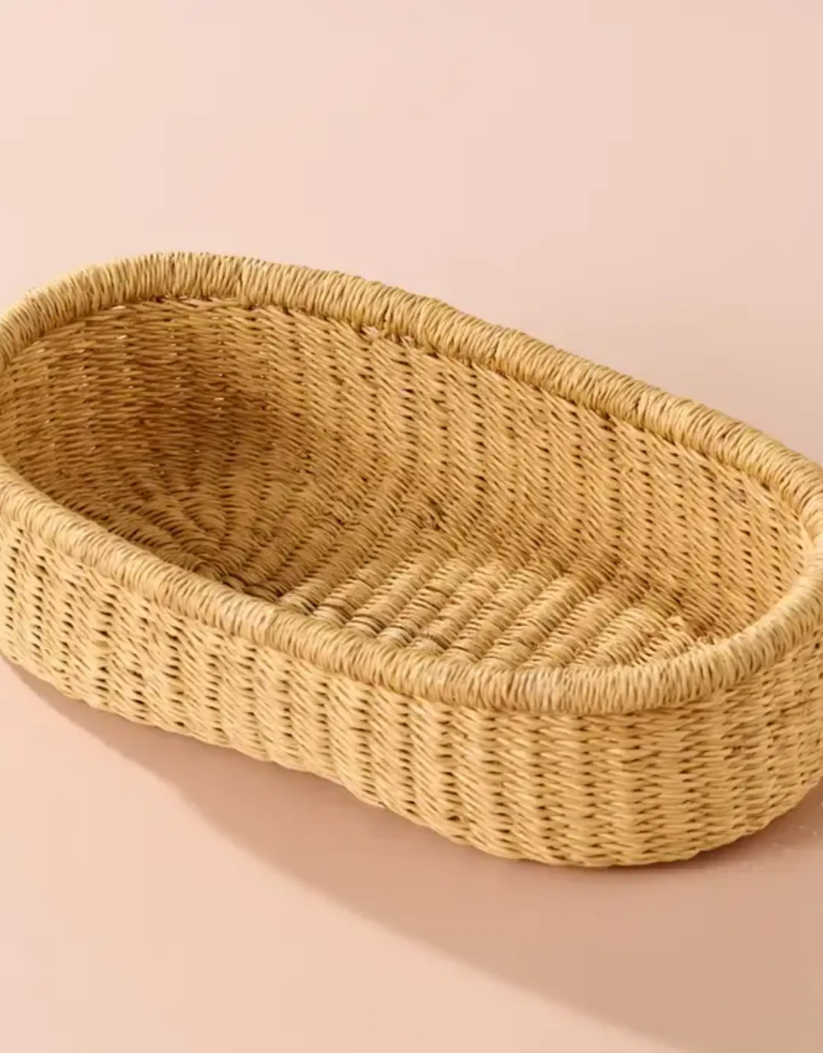 Ten Thousand Villages Ghana Breaking Bread Basket (Neutral)