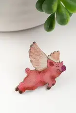 Tulia Artisans Flying Pig Brooch