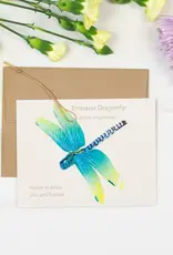Tulia Artisans Dragonfly Ornament and Notecard
