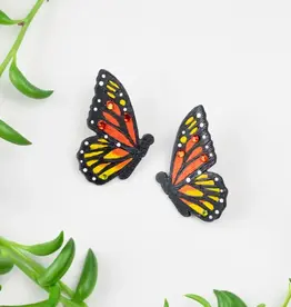 Tulia Artisans Monarch Butterfly Earrings (Large)