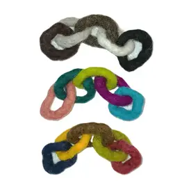 Dharma Dog Karma Cat Chain Links Cat Toy (Rainbow)