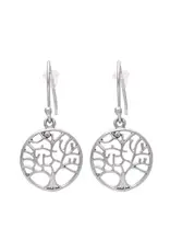 Hopes Unlimited Silver Tree of Life Earrings