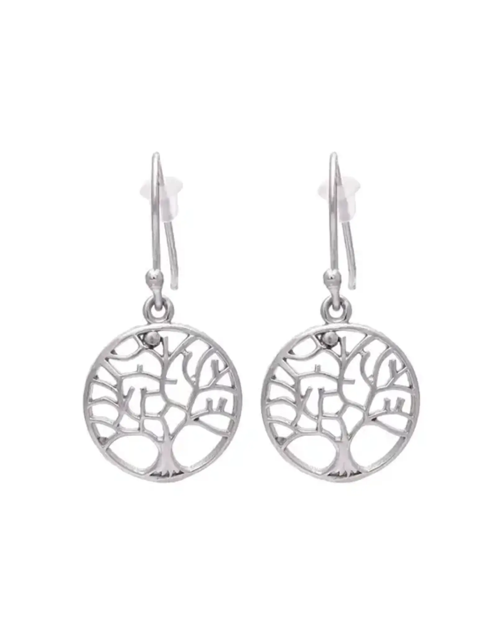 Hopes Unlimited Silver Tree of Life Earrings