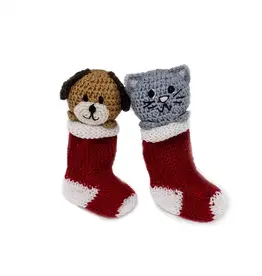 Melange Collection Crochet Puppy Ornament
