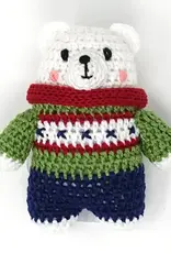 Melange Collection Crochet Polar Bear Ornament