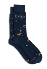 Conscious Step Socks that Protect Wildlife (Navy Lion)