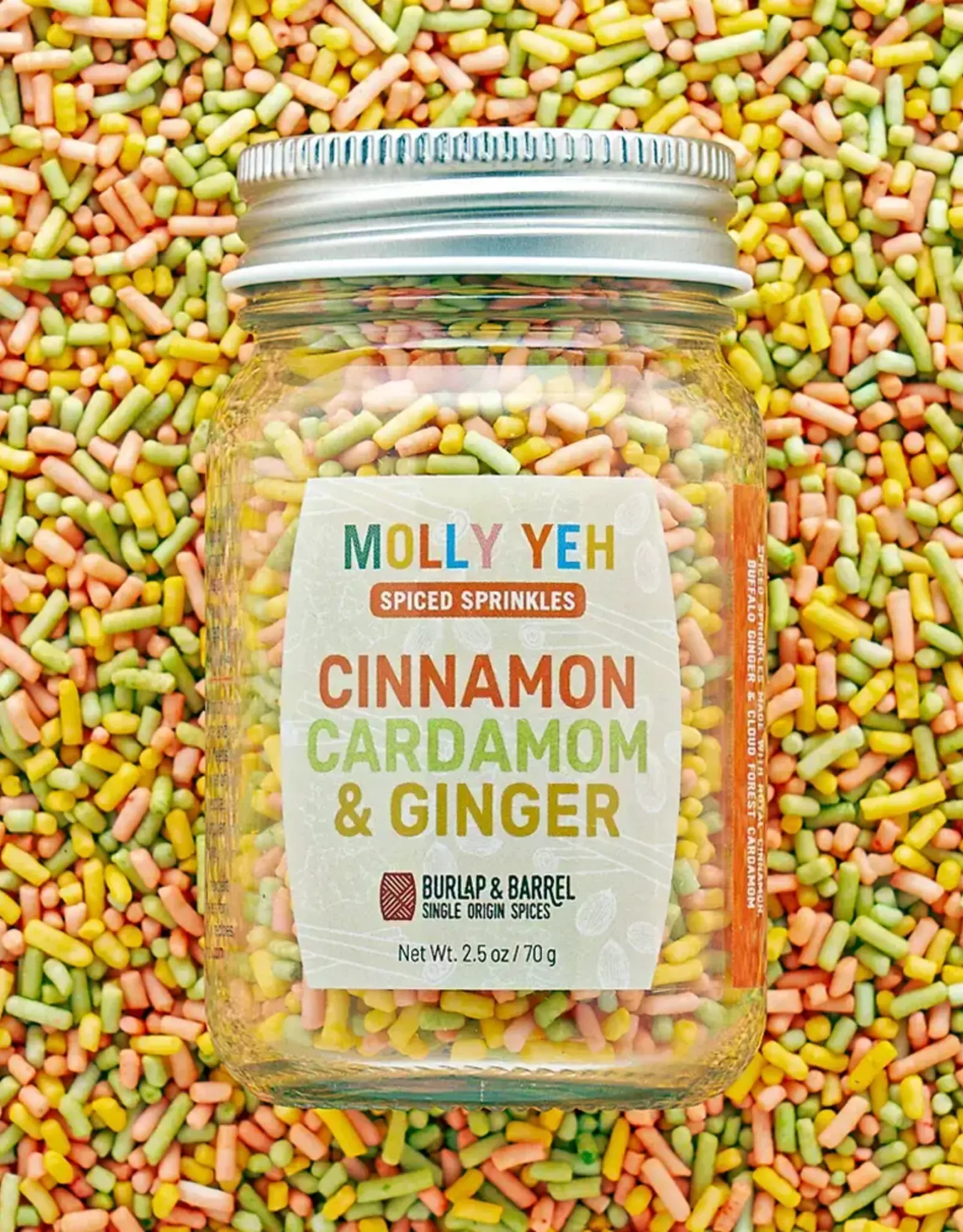 Burlap & Barrel Cinnamon, Cardamom, Ginger Spiced Sprinkles