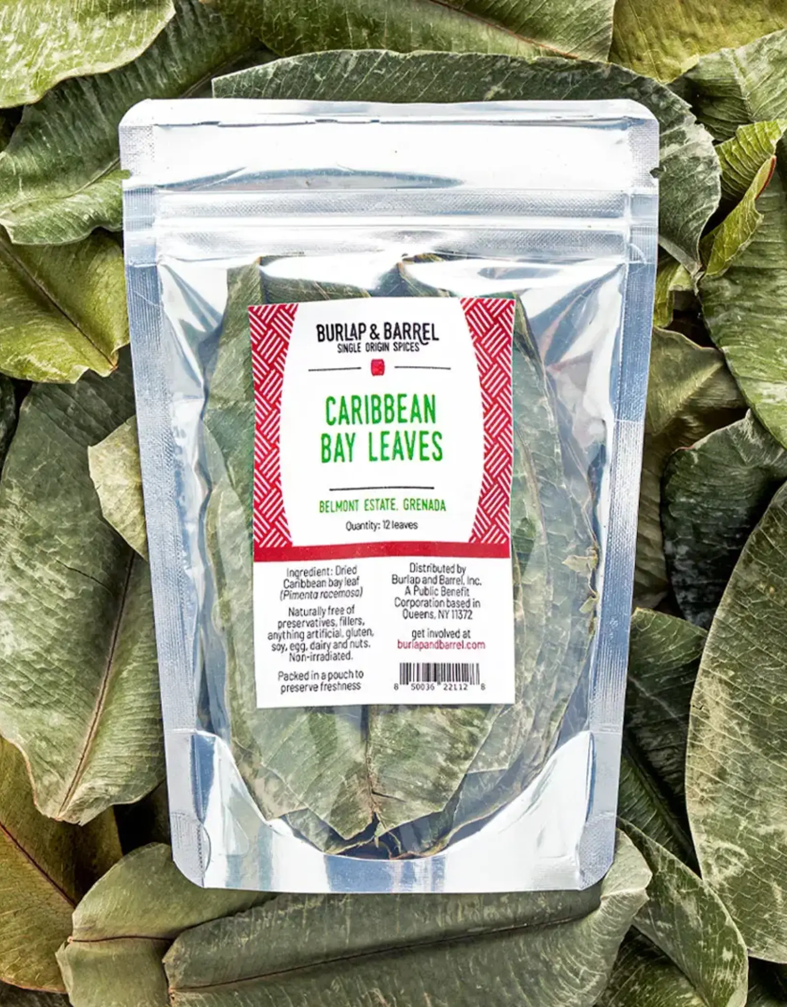 Burlap & Barrel Whole Caribbean Bay Leaves - Spice & Seasoning