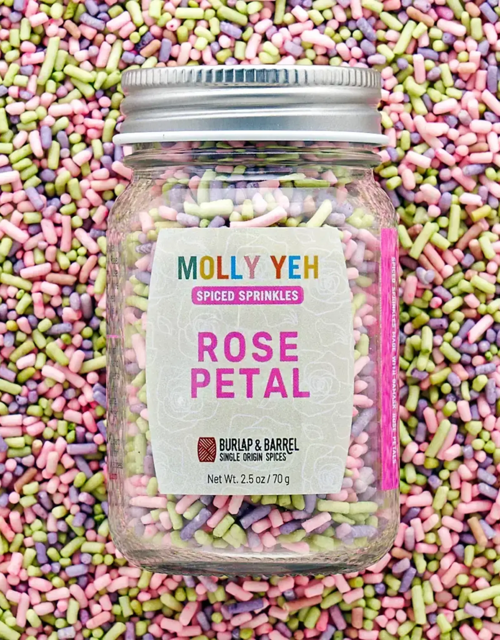 Burlap & Barrel Rose Petal Spiced Sprinkles