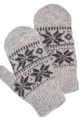 Silk Road Bazaar Mongolian Sheep's Wool Kids Mittens - Oatmeal