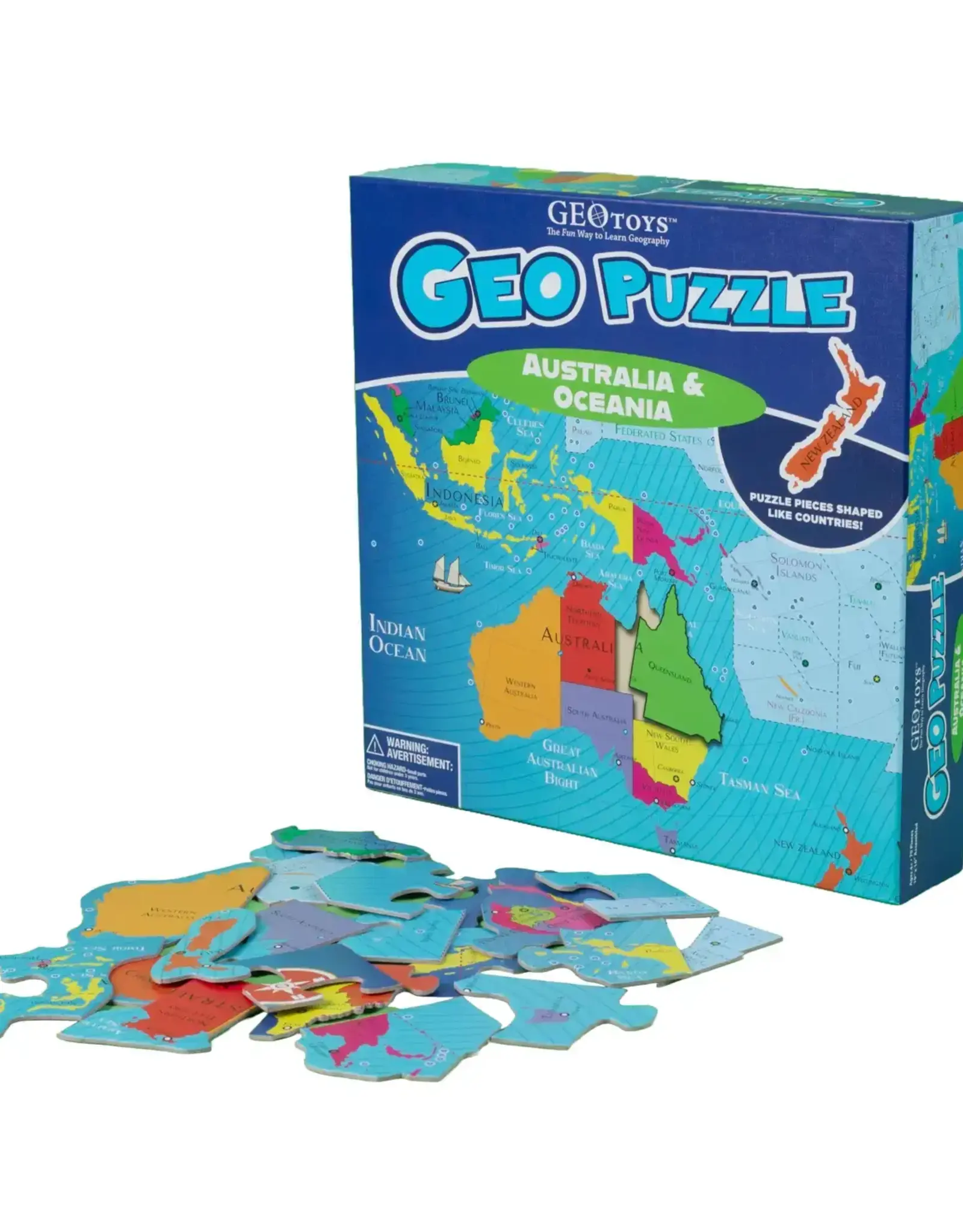 Geotoys GeoPuzzle Australia and Oceania