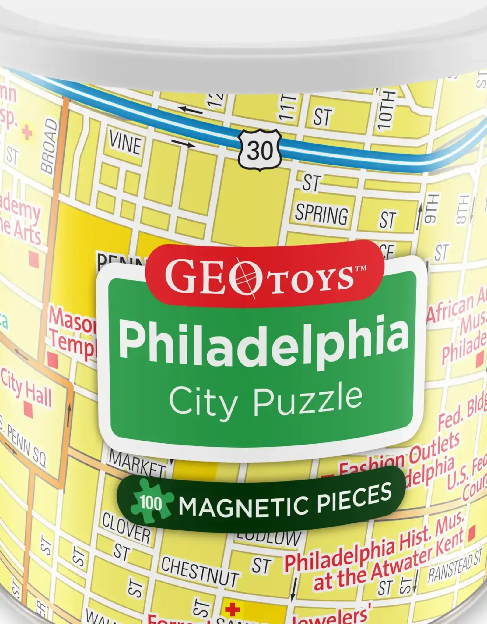Geotoys Magnetic Puzzle Philadelphia