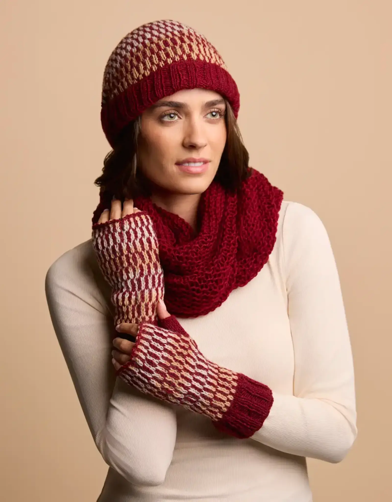 Feelgoodz Adirondack Cardinal Wool Knit Cap