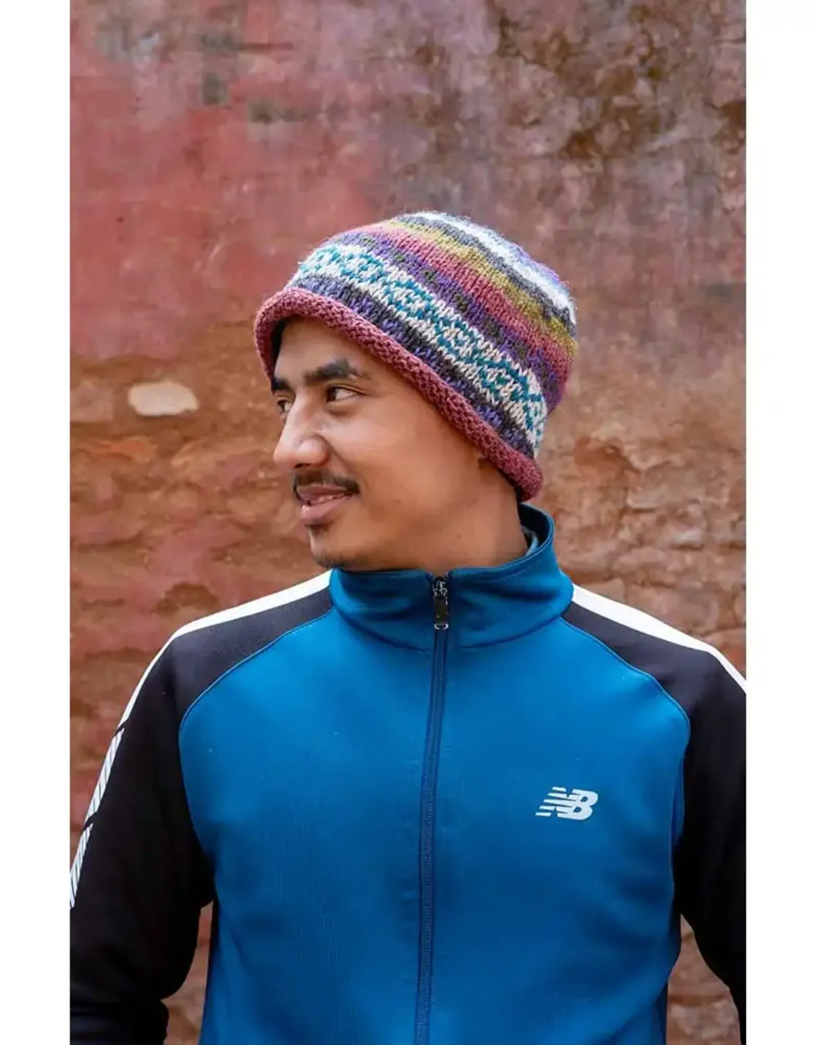 Ganesh Himal Hemp + Wool Knit Roll Hat