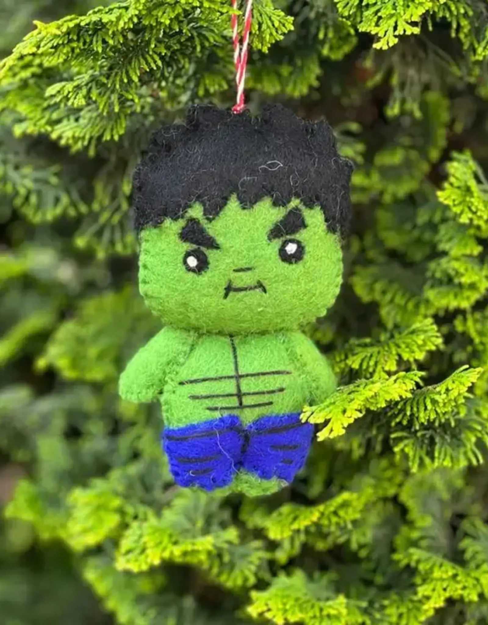 Mr. Ellie Pooh Felt Ornament Emerald Behemoth