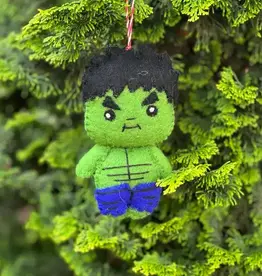 Mr. Ellie Pooh Felt Ornament Emerald Behemoth