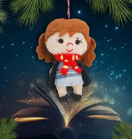 Mr. Ellie Pooh Felt Ornament Clever Witch